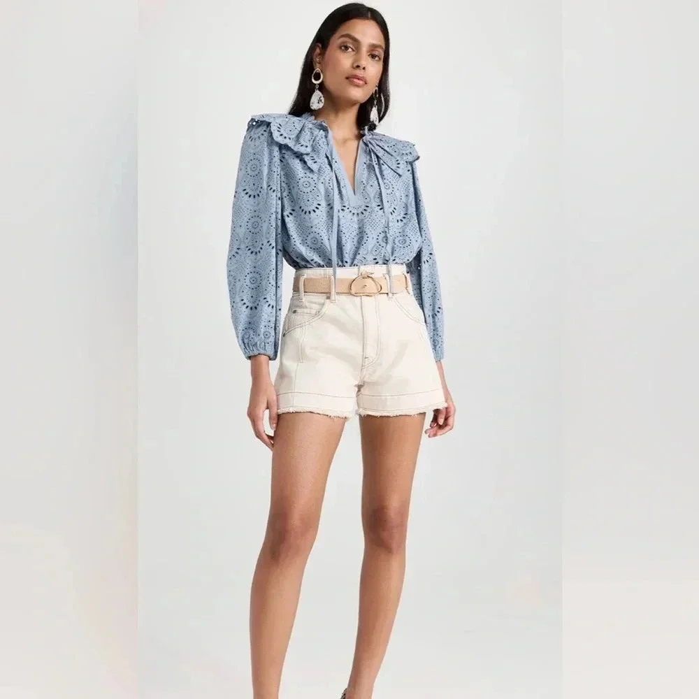 Ulla Johnson Women's The Charlotte Shorts sz 24 - Picture 2 of 9